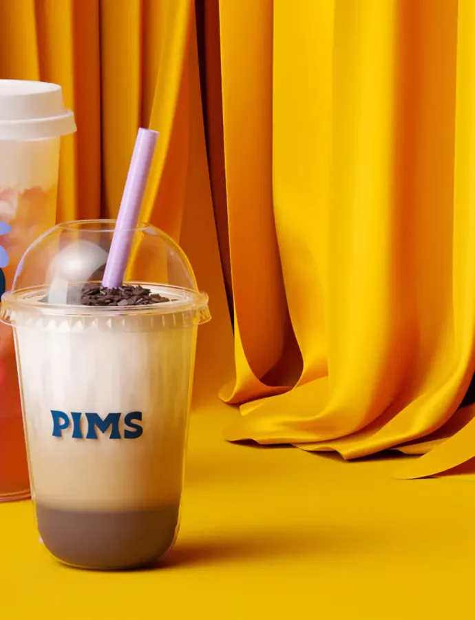Pims tea: меню и концепция