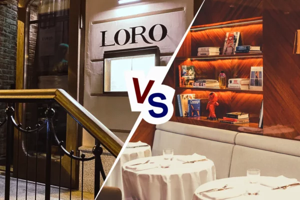 Ресторан «Pino» vs Ресторан «Loro»