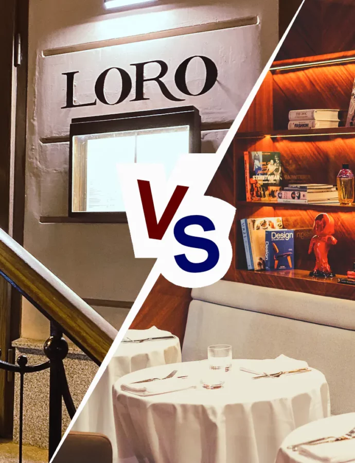 Ресторан «Pino» на Патриках vs Ресторан «Loro» на Никитской