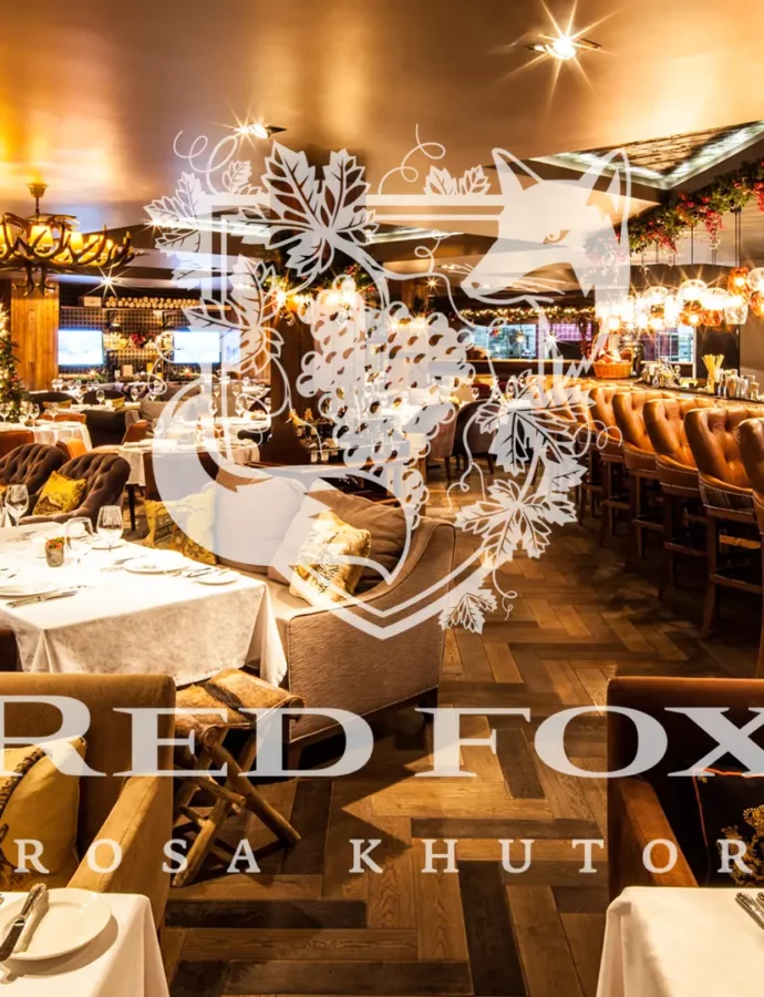 Ресторан Red Fox – лучшая food-локация на Роза Хутор и в Красной Поляне