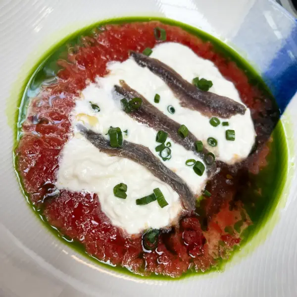 Страчателла с анчоусами